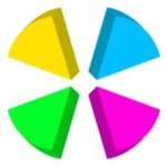 shapes fit android application logo